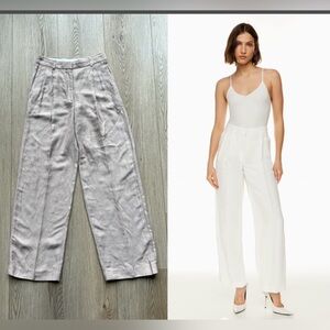 NWOTS Babaton Pleated Linen Pant Sz 4